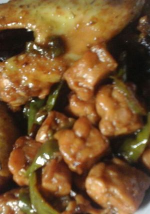 Foto resep Tempe + ayam kecap cabe ijo