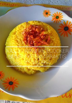 Foto resep Nasi Kuning Ricecooker Bumbu Kering Praktis
