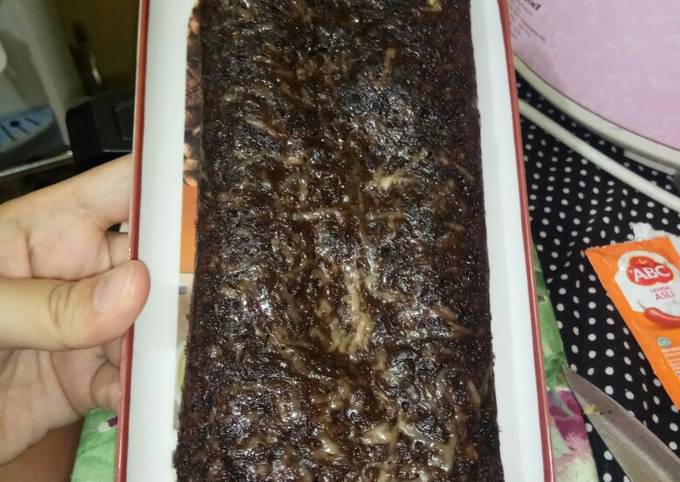 Fudgy brownies kukus ala bunda haura