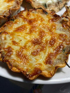Una foto de Quiche mini de ropa vieja