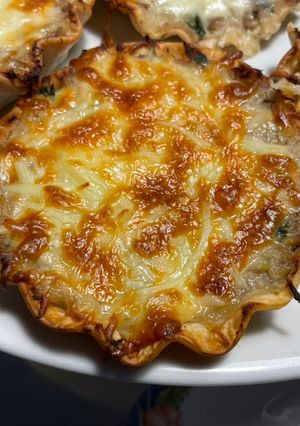 Una foto de Quiche mini de ropa vieja