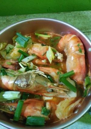 Foto resep Udang kuah asam
