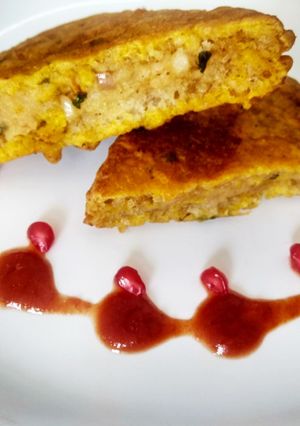 A picture of Bread pakora.