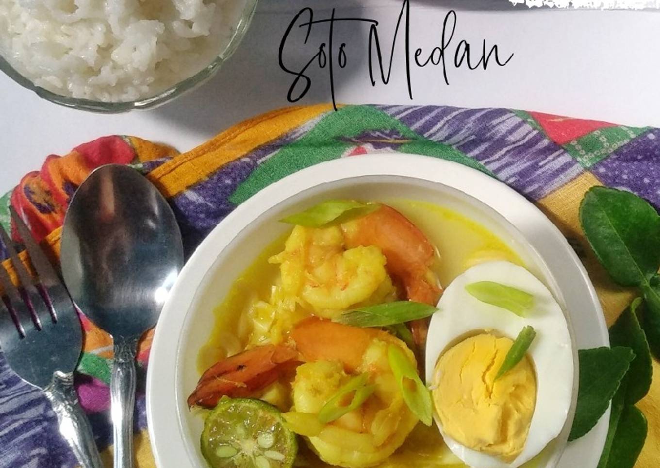 Soto udang Medan