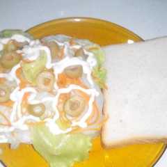 Una foto de Sándwich vegetal