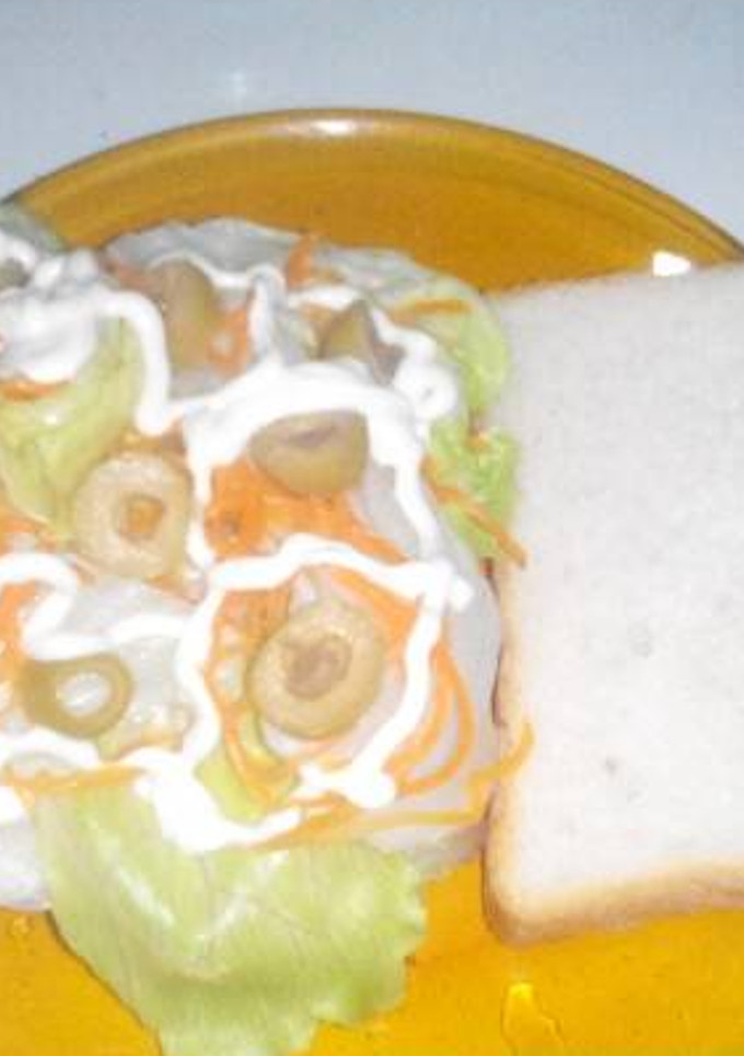 Una foto de Sándwich vegetal