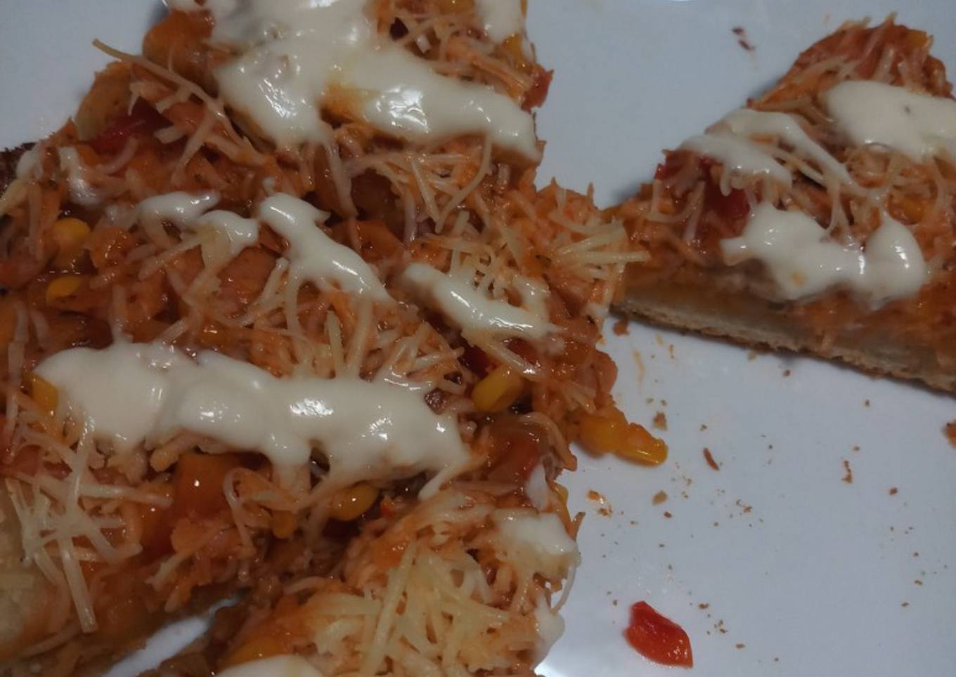 Pizza teflon beef sozis jagung nikmat anti gagal buat pemula