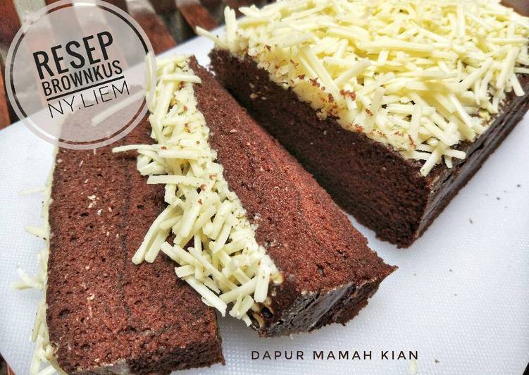 Brownies kukus resep Ny.Liem