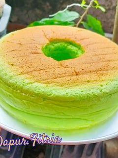 Foto resep Ogura Pandan(sponge cake)