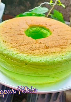 Foto resep Ogura Pandan(sponge cake)
