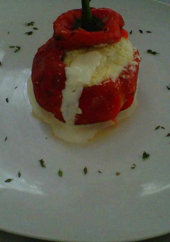 Una foto de pimiento relleno