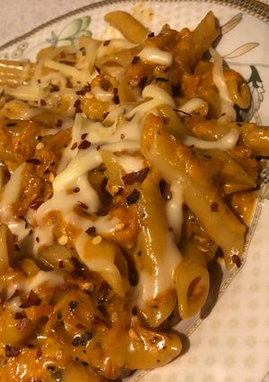 صورة لوصفة باستا بالبينك صوص 🌸