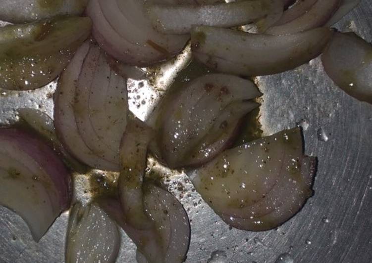 Simple Way to Prepare Perfect Green chutney onion salad