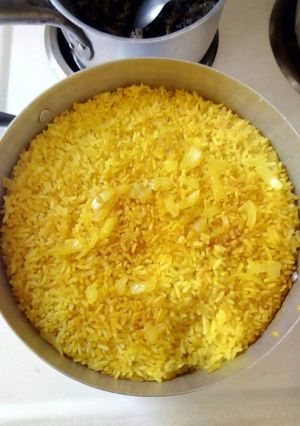 A picture of Tumeric Rice.