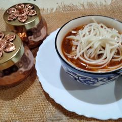A picture of Thukpa-Tibetan noodle soup.