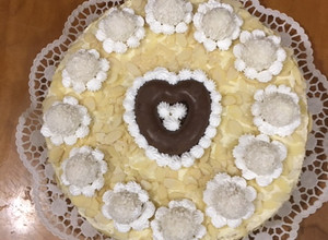 Raffaello torta #valentinnap recept fotója