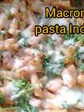 Macaroni cheese pasta Indian style