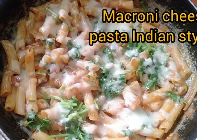 Macaroni cheese pasta Indian style Recipe by thaheera ussain - Cookpad
