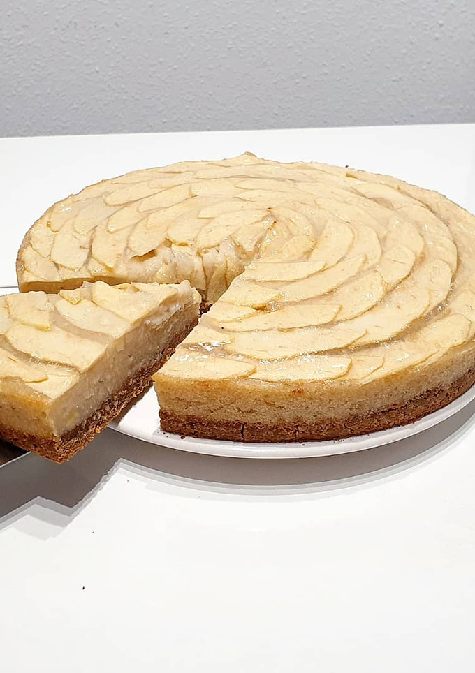 Una foto de Tarta de manzana 🍏 deliciosa!