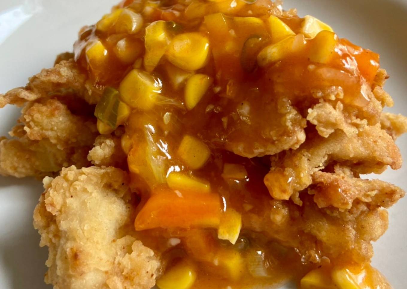 Ayam Goreng Tepung Saus Tomat