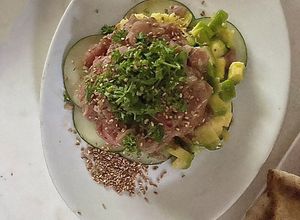 Una foto de Tuna Tartar