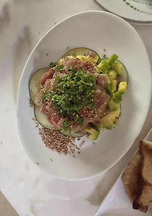 Una foto de Tuna Tartar