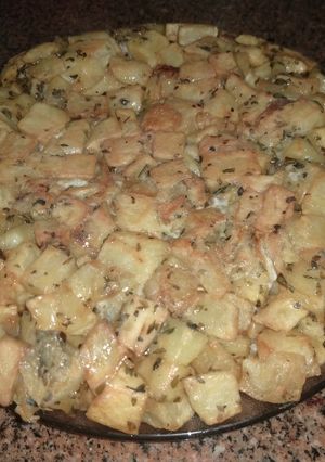 Una foto de Tortilla de papa con orégano