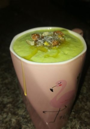 A picture of Avocado cocktail 🥑🥛.