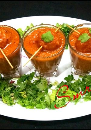 A picture of Dum Aloo Shot.