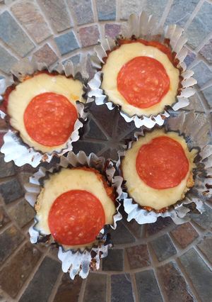 Una foto de Pizzandwich Cups