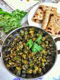 Okra fry using panch phoran
