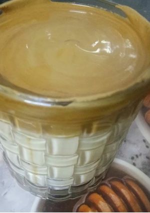 A picture of Dalgona coffee.