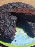 Torta de harina de algarroba y cacao