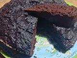 Torta de harina de algarroba y cacao