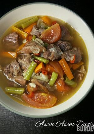 Foto resep Asem Asem Daging