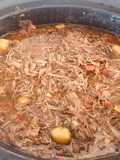 Ropa vieja en olla de cocción lenta