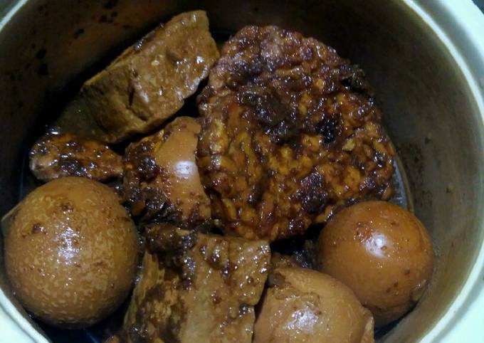 Semur Tahu Telor Tempe