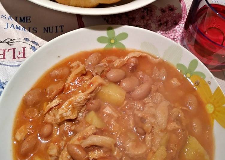 Zuppa di trippe con fagioli