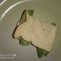 A picture of Vegetable bread sandwich.