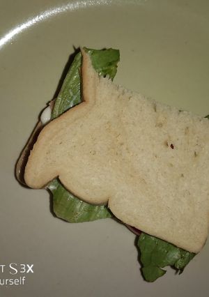 A picture of Vegetable bread sandwich.