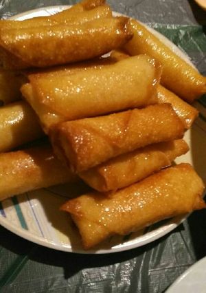 صورة لوصفة إسبرنغ رول بالقشطة
