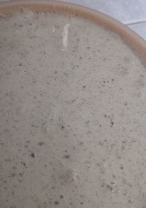 Una foto de Crema de cacahuate