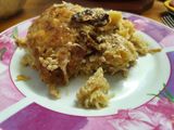 Пляцки з фаршем, грибами та сметаною