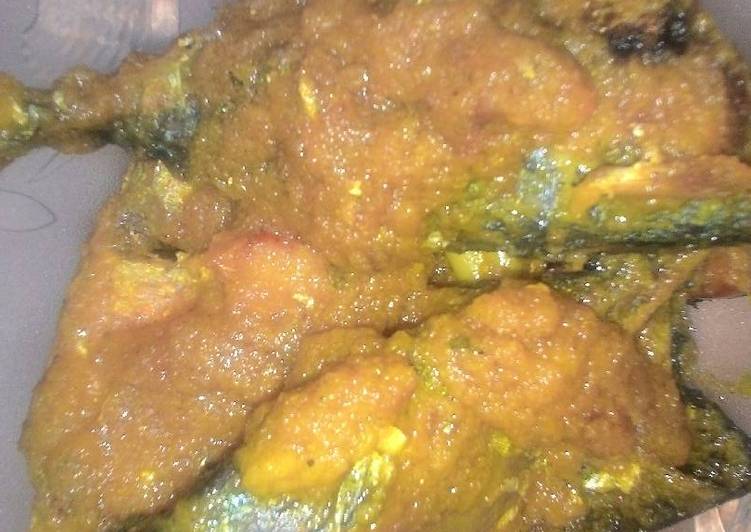 Resep Kembung Bumbu Kuning / Acar, Lezat Sekali
