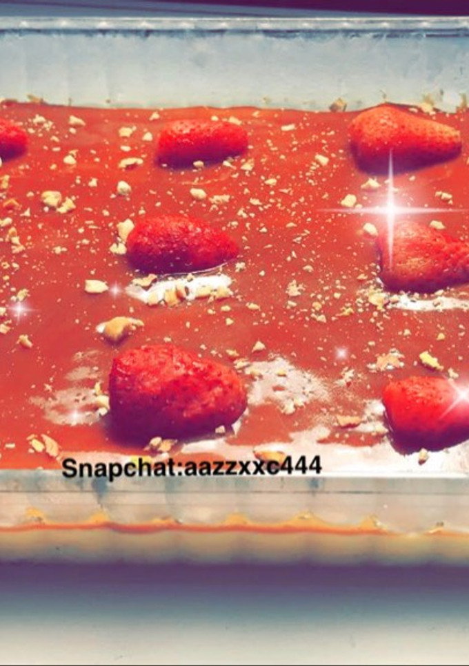 صورة لوصفة كيكة الكريم كراميل