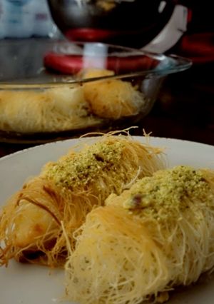 صورة لوصفة رولات الكنافة