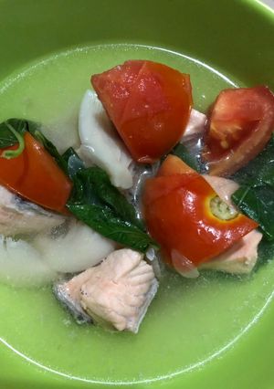 Foto resep Salmon soup