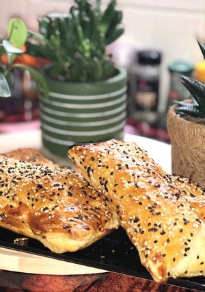 Une photo de Petits feuilletés maison aux 3 fromages