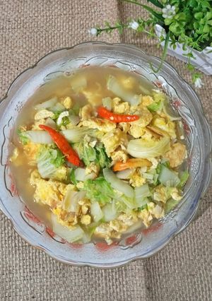 Foto resep Orak Arik Telur Sawi Putih