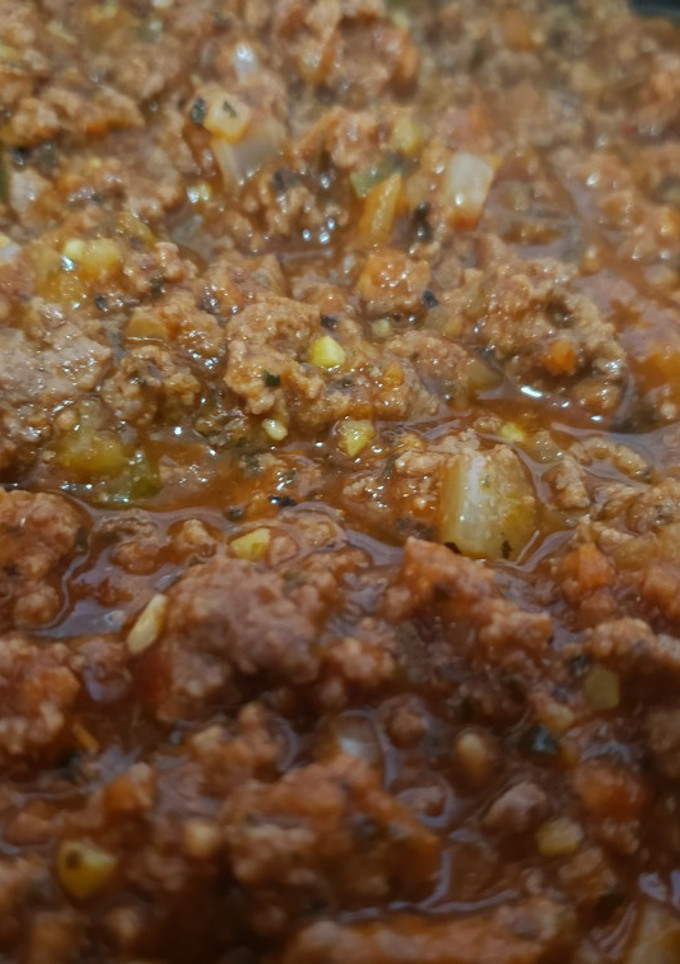 Una foto de Salsa a la boloñesa para lasagna